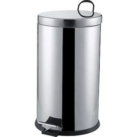 ONTON-553538 Beray BRY-0346 Çöp Kovası 16lt Y: 42.5cm Çap: 24.5cm BRKT-922500 Pedallı Krom Metal