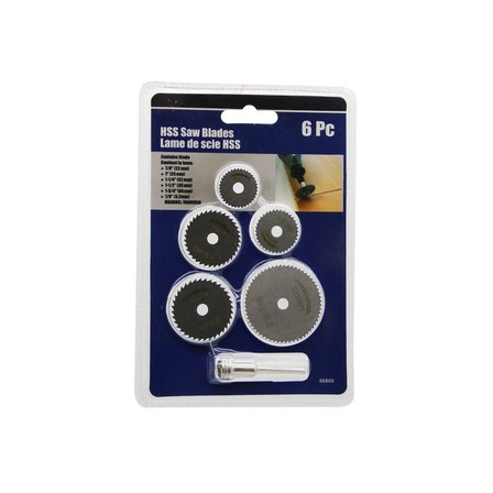 Hss Round Saw BLADES-66800-58686 Mini Yuvarlak Testere Bıçakları 22-44mm 6 Adet