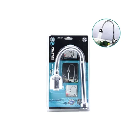Kinetex KTX-261 Kubar ve Batarya Borusu 360° Yaylı Metal Anti Twist Vakumlu Ambalaj