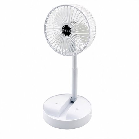 Blic BWFN-11 Masa Üstü Vantilatör Katlanır Fan 16.4cm Uzayan Ayak 12.5-19cm 180° USB Şarjlı