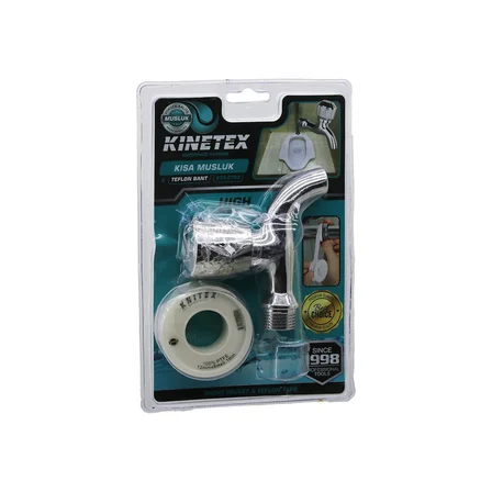Knitex Kinetex KTX-2752 Kısa Musluk ve Teflon Bant 2 Adet Bandı