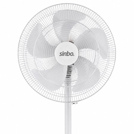 Sinbo SF-6798 Ayaklı Vantilatör 140cm Yükseklik 18'' 5 Pervane Ofis Beyaz Sessiz Kompakt Üç Kademe