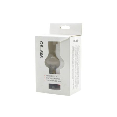 Hasuba HS-346 909-SO OS-606 Dekoratif Gaz Lambası Taşınabilir ve Cam Hazneli Isıya Dayanıklı