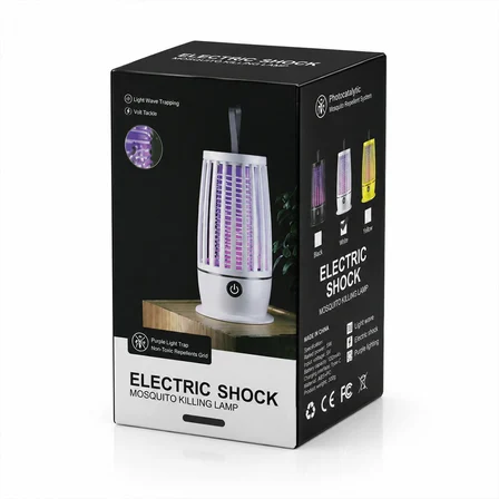 Hasuba HS-374 UV Işıklı Sinek Kovucu 2 Renk Işık USB Şarjlı Asma Aparat Sessiz Çalışma