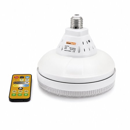 Nisaluce E-112 Bahar Fanlı Vantilatör Ampul 38x15cm 28W IP20 2520LM 3 Kademeli 3 Fonksiyon Tavan