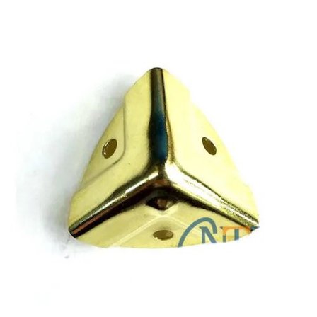 Cntma Dekoratif, Kutu, Sandık Köşesi - 35x22 mm, Küçük, Sarı, 1 Adet