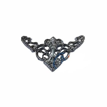 Cntma Dekoratif Köşe Süsü, Köşelik - Küçük, 19x34mm, Nikel, 1 Adet