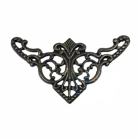 Cntma Dekoratif Köşe Süsü, Köşelik - Büyük, 31x55mm, Antik, 1 Adet