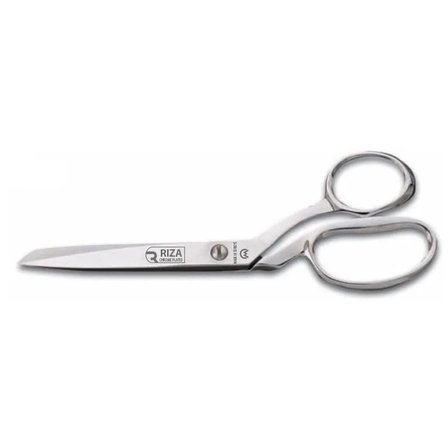 Rıza M-A3157-8 Tekstil / Yatık Regula Makası NO: 8 İNÇ / 20,32 cm - Nikel Kaplama