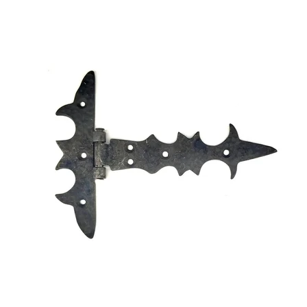 Cntma Antika Tarz Dekoratif Pirinç Kuyruklu Lale Menteşe - 147x193 mm, Oksit