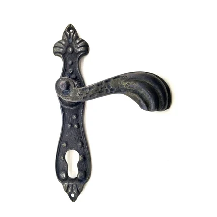 Cntma Antika Tarz Dekoratif Pirinç Mevlana Yale Kapı Kolu - 228x48 mm, Oksit