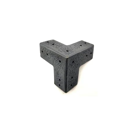 Cntma Antika Tarz Dekoratif Pirinç Köşe Gönye - 68x68 mm, Oksit