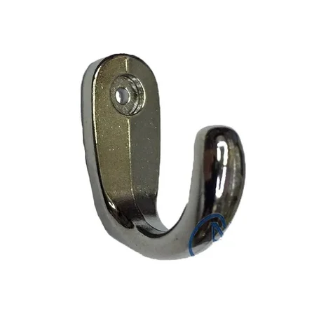 Cntma Büyük Tekli Fincan Askı, Dekor Askısı - Nikel, 12x23x30 mm