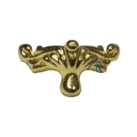Cntma Köşe Etekli Sandık Ayağı, Kutu Ayak 1,5 cm - Sarı