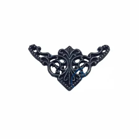 Cntma Dekoratif Köşe Süsü, Köşelik - Küçük, 19x34mm, Eskitme, 100 Adet