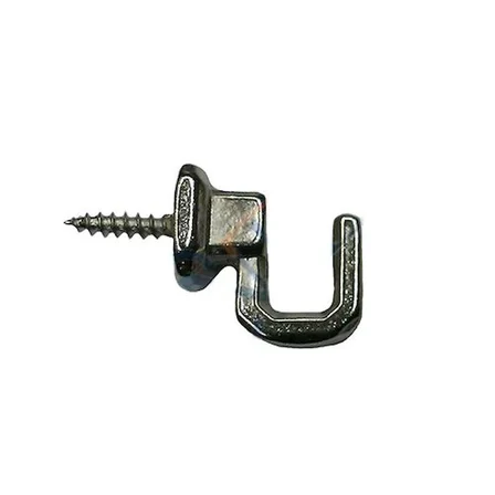 Cntma Vidalı Kanca, Askı Küçük - 15x18mm, Nikel - 1 Adet