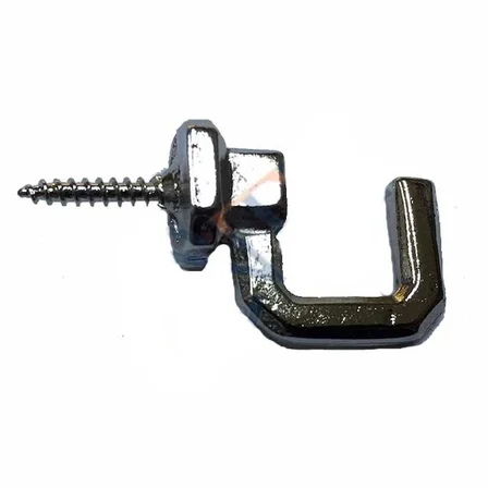 Cntma Vidalı Kanca, Askı Büyük - 15x23mm, Nikel - 100 Adet