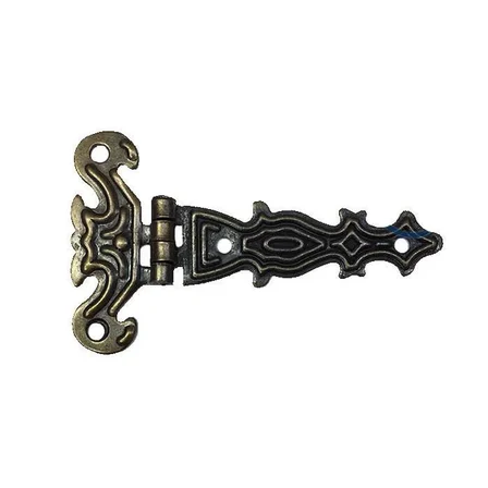 Cntma Dekoratif, Sac Tek Kuyruklu Menteşe - 40x68 mm, Küçük, Antik, 100 Adet