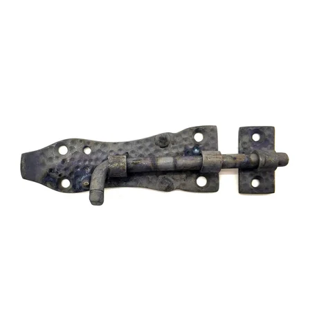 Cntma Antika Tarz Dekoratif Pirinç Dövme Kapı Sürgüsü - 7cm, Oksit