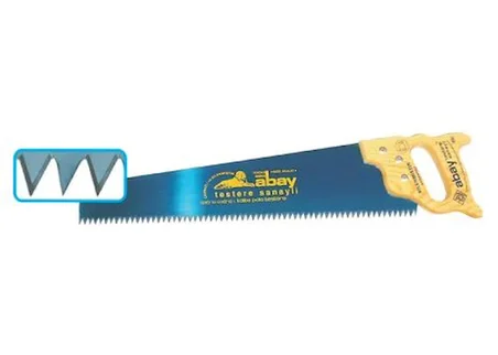 Abay Mavi Çelik Kılavuz Testere 50 cm - Ahşap Sap