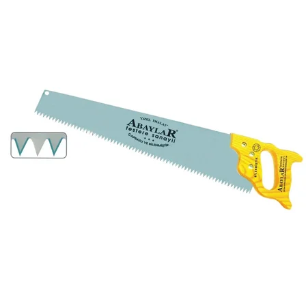 Abaylar Beyaz Çelik Kılavuz Testere 50 cm - Ahşap Sap