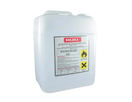 Soldex NO Clean Flux 5 lt SR33 - Temizleme Gerektirmeyen Lehim Suları