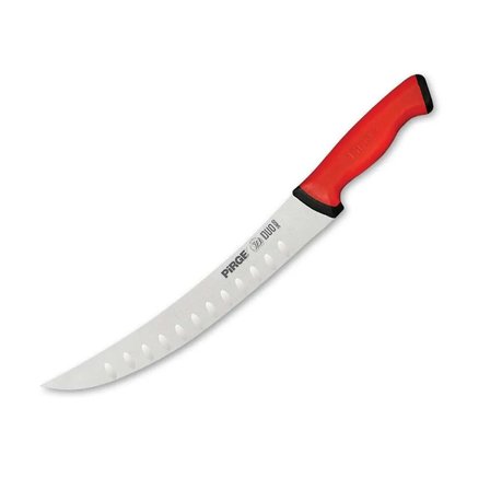 Pirge 34622 Duo Kıvrık Nusret Tip Oluklu Et Doğrama, Kesme, Dilimleme, Trimleme Bıçağı 21 cm