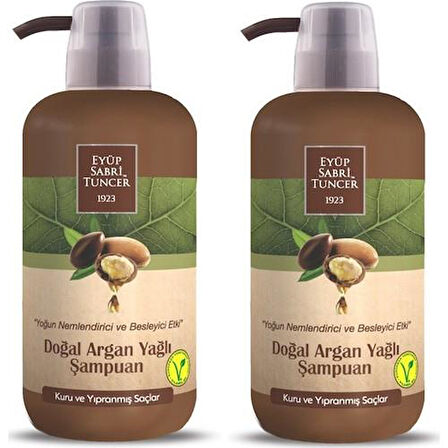 Eyüp Sabri Tuncer Doğal Argan Yağlı Şampuan 600 ml x 2