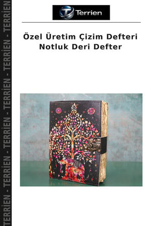 Özel Üretim Çizim Defteri Notluk Deri Defter