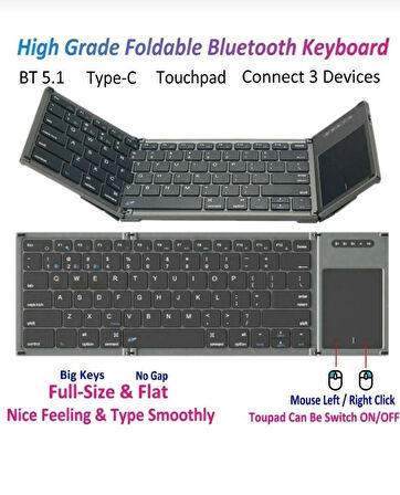  Tablet,Tv,Android,İos,Ve,Tlf,Uyumlu,Dknmtk,Klavye