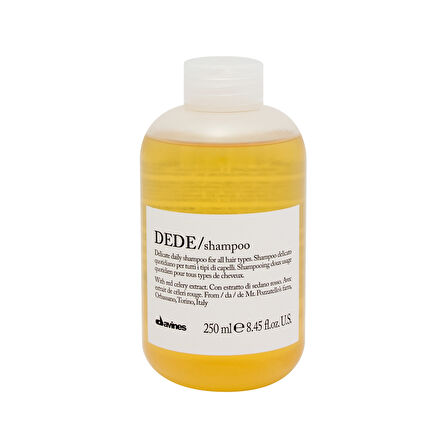 Ekonomik İkili Davines Dede İnce Telli Saçları Koruma Şampuanı 250ml - %100 Orijinal %100 Doğal
