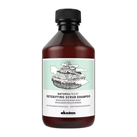 Ekonomik Üçlü Davines Detoxifying Scrub Arındırıcı Şampuan 250ml - %100 Orijinal %100 Doğal