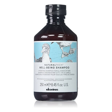 Ekonomik Üçlü Davines Well Being Hassas Baş Derisi için Nemlendirici Şampuan 250ml - %100 Orijinal %100 Doğal
