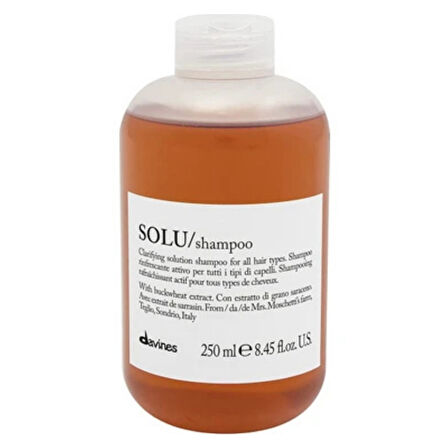 Ekonomik Üçlü Davines Solu Temizleyici Koruyucu Şampuan 250ml - %100 Orijinal %100 Doğal