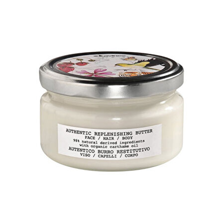 Ekonomik Üçlü Davines Authentic Replenishing Butter Face/Hair Yeniden Yapılandırıcı Krem 200ml - %100 Orijinal %100 Doğal