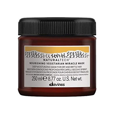 Ekonomik Üçlü Davines Nourishing Vegetarian Mucize Maske 250 ml - %100 Orijinal %100 Doğal