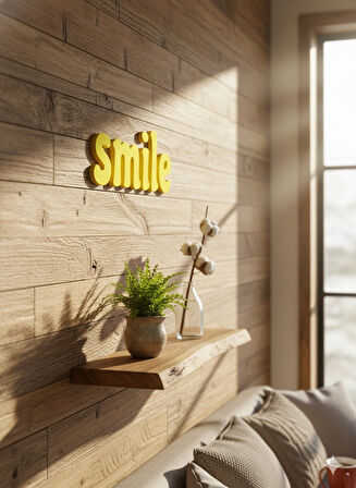 smile Dekoratif Duvar Yazısı