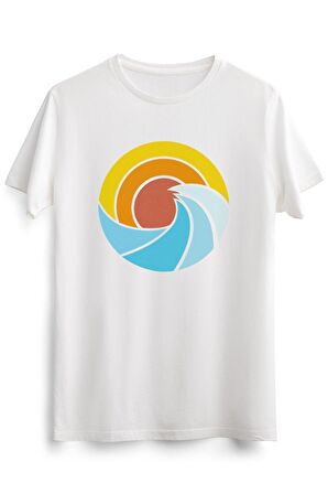 Erkek Beyaz Ocean Sunset