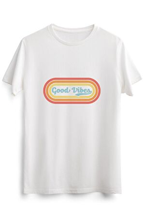 Erkek Beyaz Good Vibes