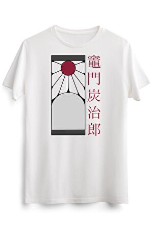 Erkek Beyaz Tanjiro Earring Demon Slayer Kimetsu No Yaiba