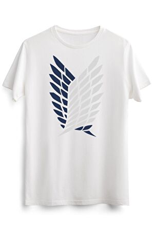 Erkek Beyaz Attack On Titan Logo