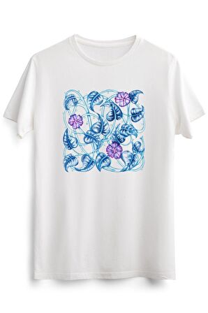 Erkek Beyaz Ipomea Flower - Morning Glory