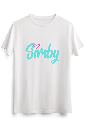 Erkek Beyaz Simby's Original Pocket Logo T-shirt