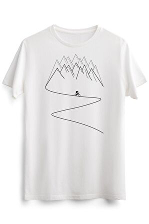 Erkek Beyaz Mountain Bike Mtb Cycling Mountain Biker Cycling Bicycle Cyclist