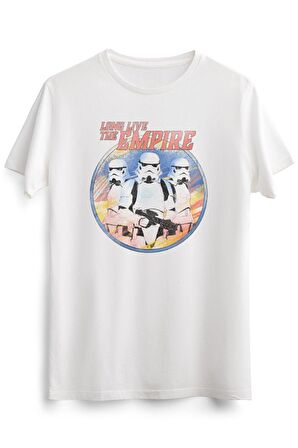 Erkek Beyaz Star Wars Mandalorian Stormtroopers Long Live The Empire