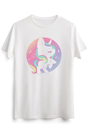Erkek Beyaz Pastel Unicorn