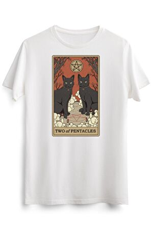 Erkek Beyaz Two Of Pentacles