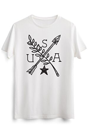 Erkek Beyaz Peace And Unity