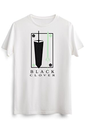 Erkek Beyaz Black Clover Swords