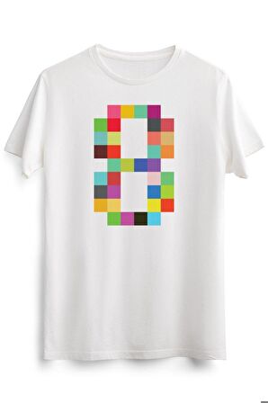 Erkek Beyaz Eight Bit